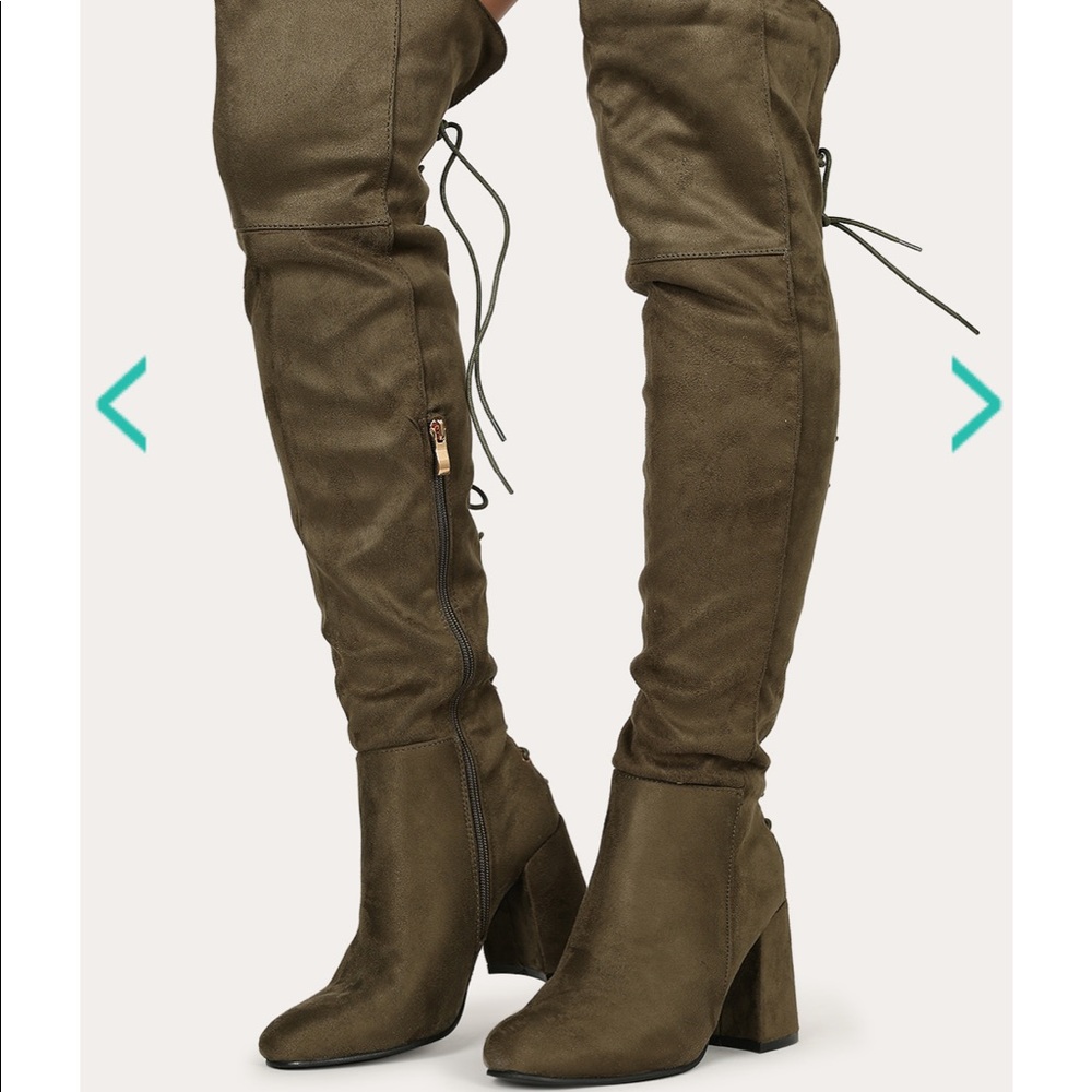 Over the Knee Lace up boots
